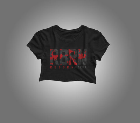 Playera Croptop para entrenamiento RBRN Reborn DAMA