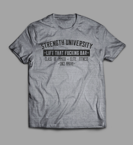 Playera para entrenamiento STRENGHT UNIVERSITY