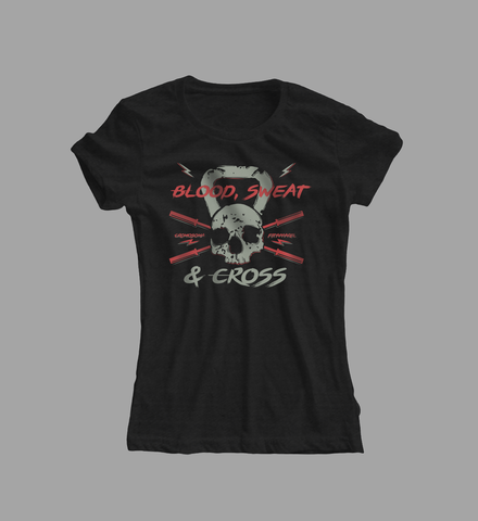 Playera para entrenamiento CF SKULL KETTLEBELL DAMA